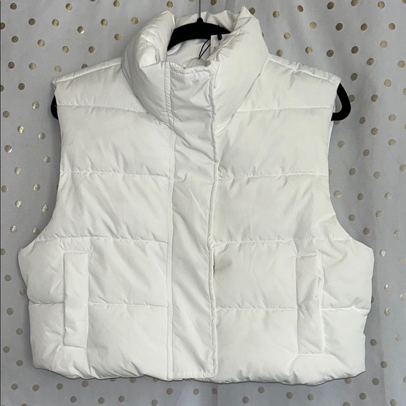 Garage Jackets & Blazers - Garage Women's White Quilted Vest